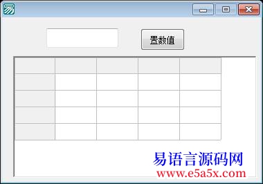 高级表格置数据
