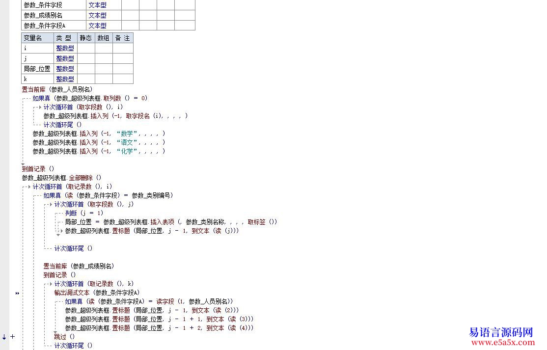 求助用E语言数据库的问题