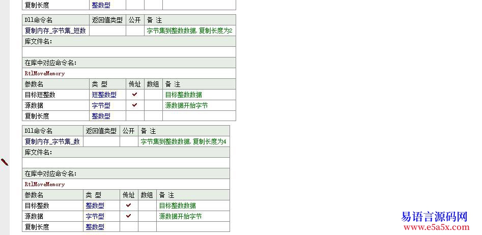 开源API改造取字节集数据